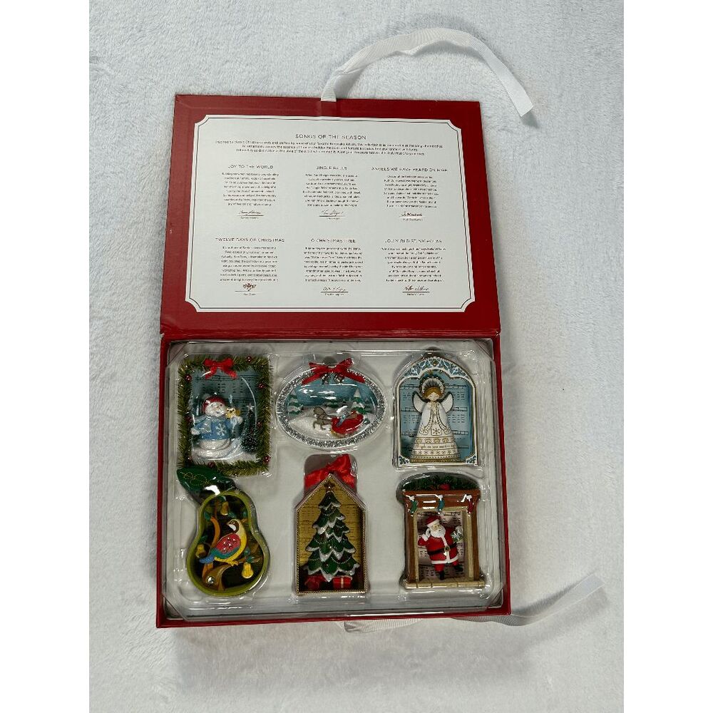 Hallmark Keepsake Ornament Club 2018 Songs of the Season, 6 Ornaments in Box